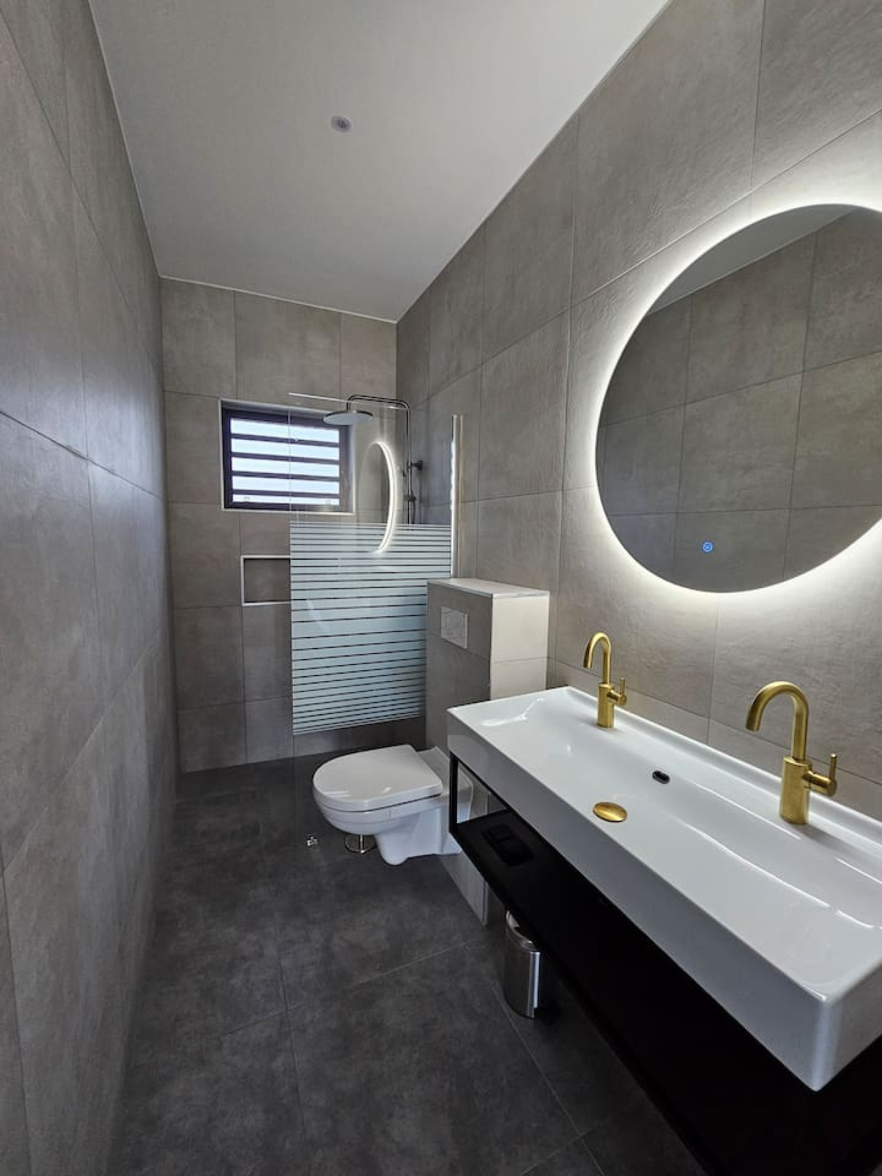 Bathroom with walk-in shower